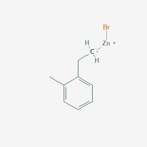 molecular formula C9H11BrZn B13920012 2-Methylphenethylzinc bromide 