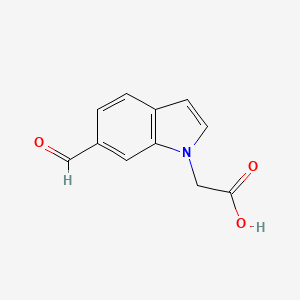 molecular formula C11H9NO3 B13920014 (6-formyl-1H-indol-1-yl)acetic acid CAS No. 952934-01-9