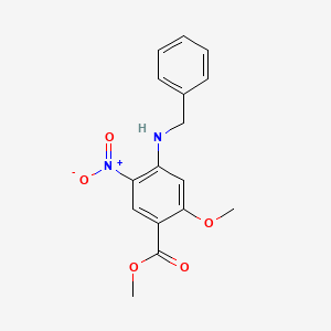 Methyl 4-(benzylamino)-2-methoxy-5-nitrobenzoate