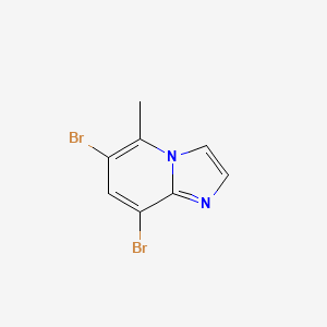 6,8-Dibromo-5-methylimidazo[1,2-a]pyridine