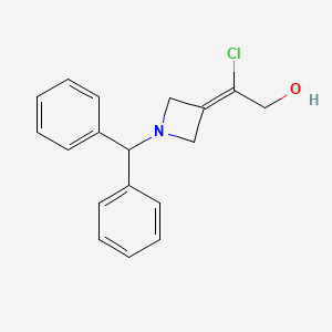 2-(1-Benzhydrylazetidin-3-ylidene)-2-chloroethanol