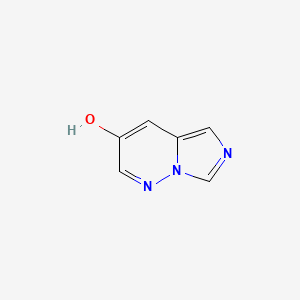 molecular formula C6H5N3O B13920107 Imidazo[1,5-b]pyridazin-3-ol 