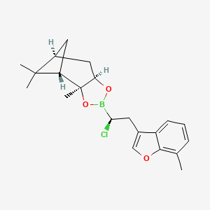 (1S,2S,6R,8S)-4-[(1S)-1-chloro-2-(7-methylbenzofuran-3-yl)ethyl]-2,9,9-trimethyl-3,5-dioxa-4-bora-tricyclo[6.1.1.02,6]decane