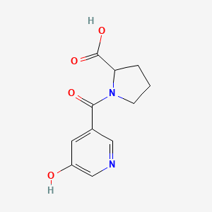 1-(5-Hydroxypyridine-3-carbonyl)-pyrrolidine-2-carboxylic acid