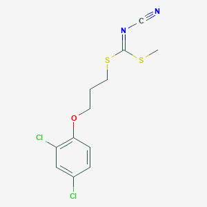 [3-(2,4-Dichlorophenoxy)propyl]methyl-cyanocarbonimidodithioate