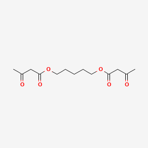 molecular formula C13H20O6 B13920394 1.5-Pentanediol diacetoacetate CAS No. 39564-28-8