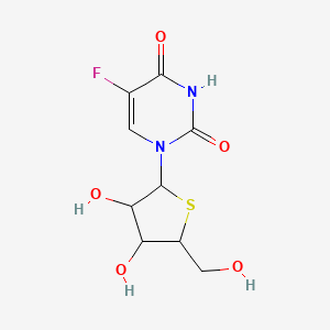 molecular formula C9H11FN2O5S B13920423 Uridine, 5-fluoro-4'-thio- CAS No. 56527-42-5