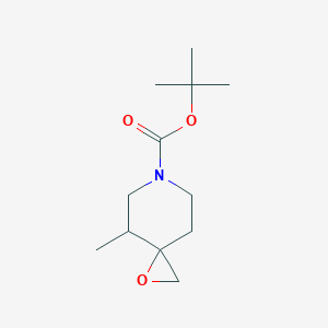 molecular formula C12H21NO3 B13920442 Tert-butyl 4-methyl-1-oxa-6-azaspiro[2.5]octane-6-carboxylate 