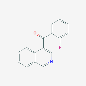 B1392047 4-(2-Fluorobenzoyl)isoquinoline CAS No. 1187171-62-5