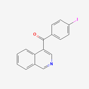 molecular formula C16H10INO B1392048 4-(4-Iodobenzoyl)isoquinoline CAS No. 1187165-73-6