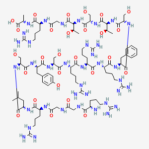 H-Arg-Gly-Gly-Arg-Leu-Ser-Tyr-Ser-Arg-Arg-Arg-Phe-Ser-Thr-Ser-Thr-Gly-Arg-Ala-OH