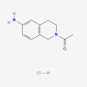 1-(6-Amino-3,4-dihydroisoquinolin-2(1H)-yl)ethan-1-one hydrochloride