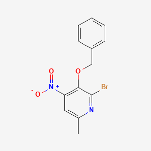 3-(Benzyloxy)-2-bromo-6-methyl-4-nitropyridine