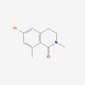 6-bromo-3,4-dihydro-2,8-dimethyl-1(2H)-Isoquinolinone