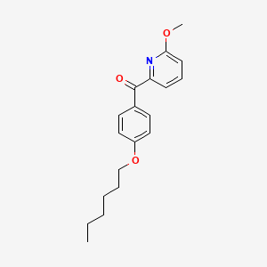 B1392114 2-(4-Hexyloxybenzoyl)-6-methoxypyridine CAS No. 1187166-42-2
