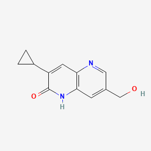 3-Cyclopropyl-7-(hydroxymethyl)-1,5-naphthyridin-2(1H)-one