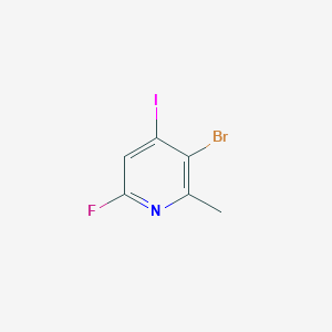 3-Bromo-6-fluoro-4-iodo-2-picoline