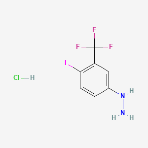 1-(4-Iodo-3-(trifluoromethyl)phenyl)hydrazine hydrochloride