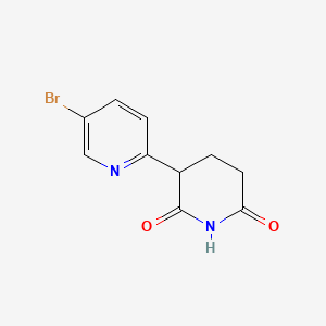 3-(5-Bromopyridin-2-yl)piperidine-2,6-dione