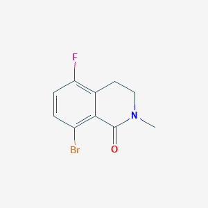 8-Bromo-5-fluoro-2-methyl-3,4-dihydroisoquinolin-1(2H)-one