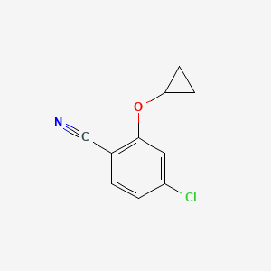 4-Chloro-2-cyclopropoxybenzonitrile