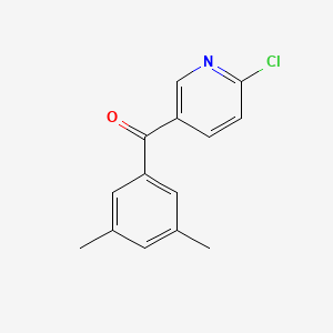 2-Chloro-5-(3,5-dimethylbenzoyl)pyridine