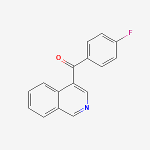 B1392140 4-(4-Fluorobenzoyl)isoquinoline CAS No. 1187168-98-4