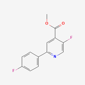 Methyl 5-fluoro-2-(4-fluorophenyl)isonicotinate