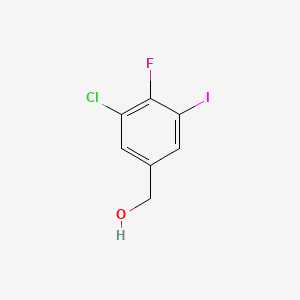 (3-Chloro-4-fluoro-5-iodophenyl)methanol