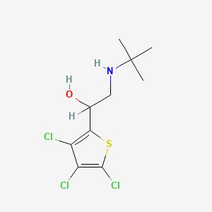 2-tert-Butylamino-1-(3,4,5-trichloro-2-thienyl)ethanol