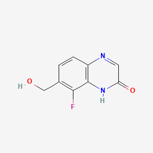 8-Fluoro-7-(hydroxymethyl)-2(1H)-quinoxalinone