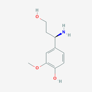 (r)-3-(4-Hydroxy-3-methoxyphenyl)-beta-alaninol