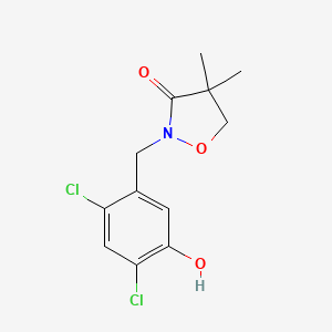 2-[(2,4-Dichloro-5-hydroxyphenyl)methyl]-4,4-dimethyl-1,2-oxazolidin-3-one