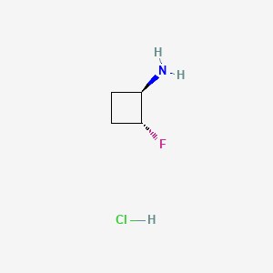 (1R,2R)-2-Fluorocyclobutan-1-amine hydrochloride