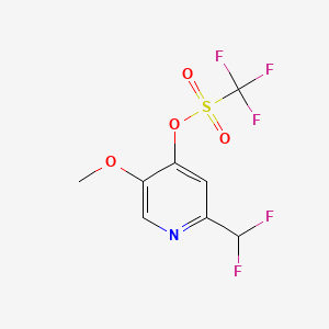 2-(Difluoromethyl)-5-methoxypyridin-4-yl trifluoromethanesulfonate