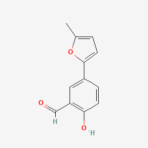 2-Hydroxy-5-(5-methyl-2-furyl)benzaldehyde