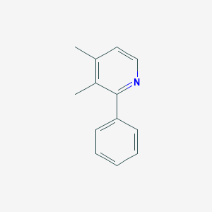 molecular formula C13H13N B13921778 3,4-Dimethyl-2-phenylpyridine 