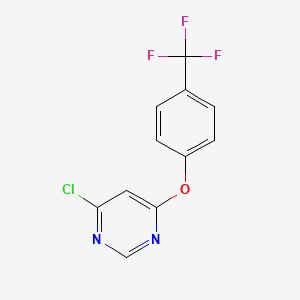 4-(4-(Trifluoromethyl)phenoxy)-6-chloropyrimidine