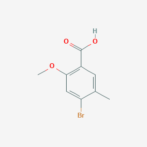 4-Bromo-2-methoxy-5-methylbenzoic acid