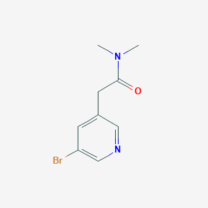 2-(5-bromopyridin-3-yl)-N,N-dimethylacetamide