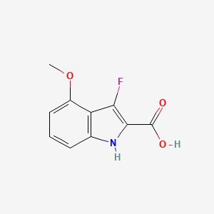 3-Fluoro-4-methoxy-1H-indole-2-carboxylic acid