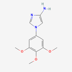 1-(3,4,5-Trimethoxyphenyl)-1H-imidazol-4-amine