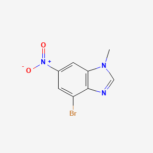 4-Bromo-1-methyl-6-nitro-1H-benzimidazole