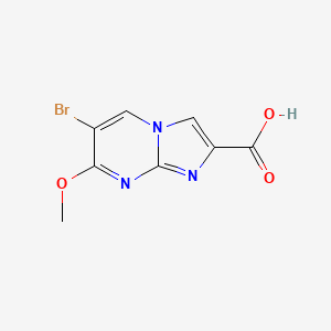 6-Bromo-7-methoxyimidazo[1,2-a]pyrimidine-2-carboxylic acid