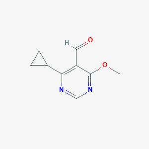 4-Cyclopropyl-6-methoxypyrimidine-5-carbaldehyde