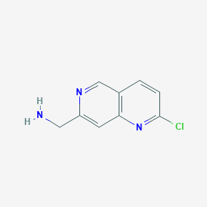 2-chloro-1,6-Naphthyridine-7-methanamine