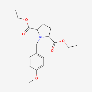 Diethyl 1-(4-methoxybenzyl)pyrrolidine-2,5-dicarboxylate