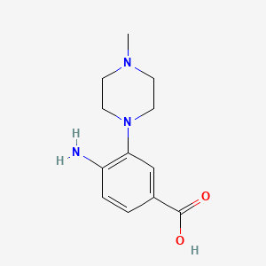 4-Amino-3-(4-methyl-1-piperazinyl)-benzoic acid