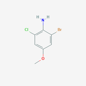 2-Bromo-6-chloro-4-methoxyaniline