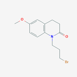 1-(3-bromopropyl)-6-methoxy-3,4-dihydro-1H-quinolin-2-one